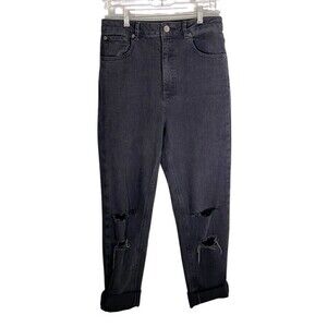 ASOS Stretch Denim Distressed Skinny Jeans‎ Woman’s Size 30 Black